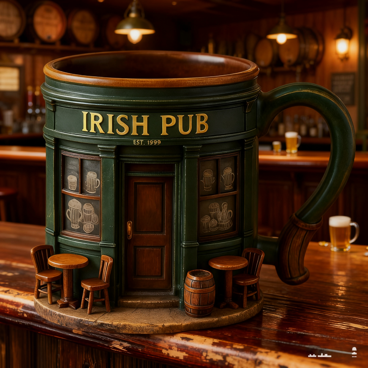 🍻3D Personalized Vintage Bar Mug