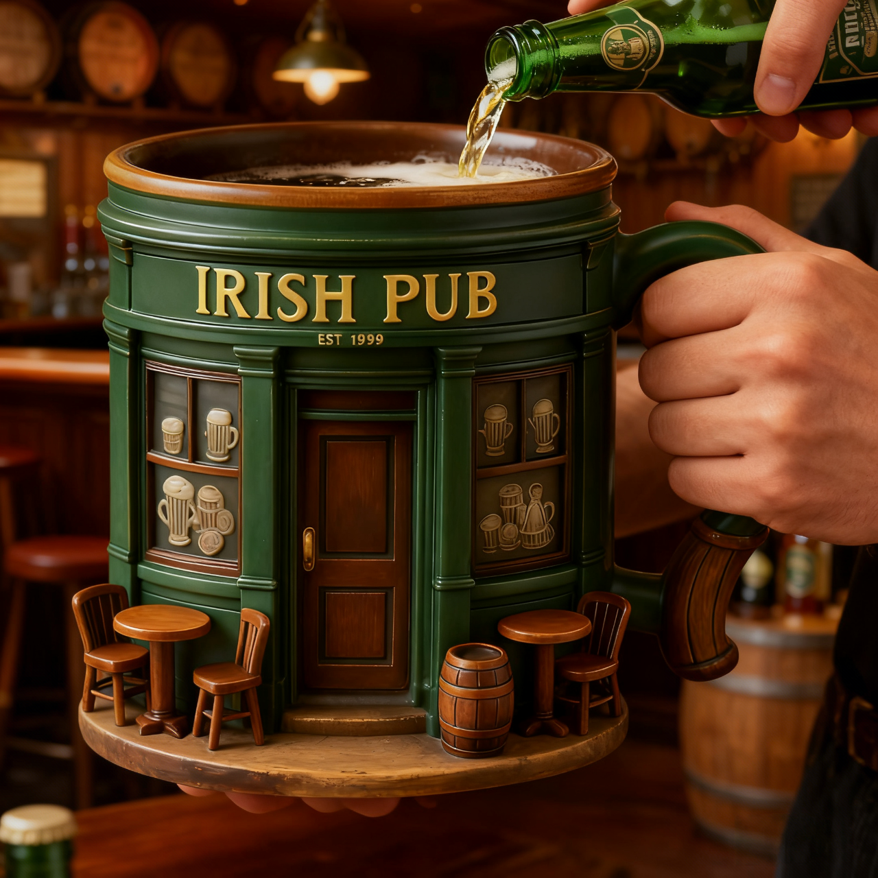 🍻3D Personalized Vintage Bar Mug