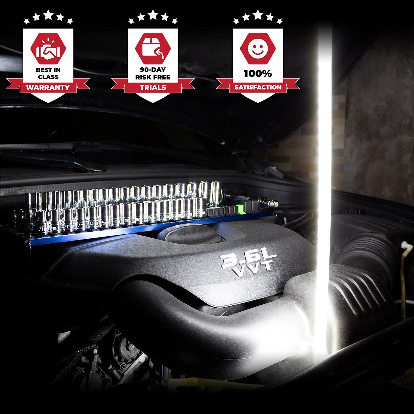 🔥LAST DAY 49% OFF🔦44-Inch Bendable LED Flashlight Stick Hands-Free Rechargeable Light