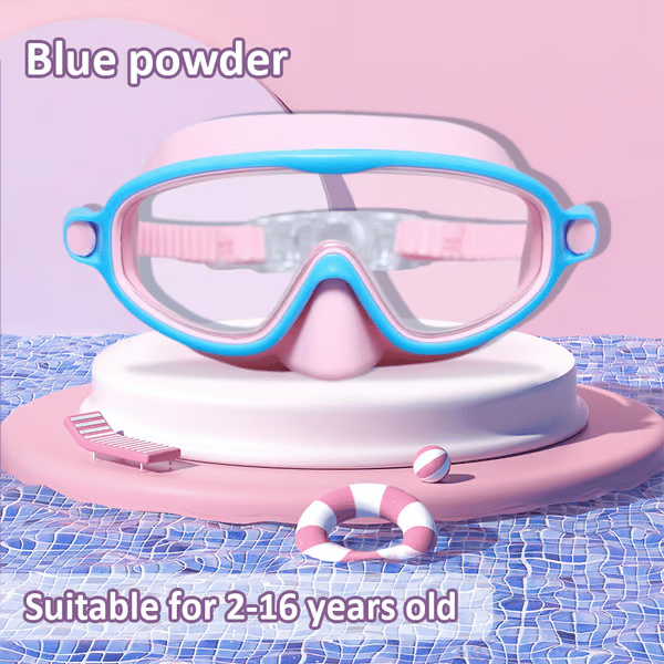 🏊‍♀️Last Day Buy 1 Get 1 Free🏊‍♀️-HD children's large frame waterproof and anti-fog swimming goggles